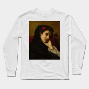 A Spanish Beauty by Hugues Merle Long Sleeve T-Shirt